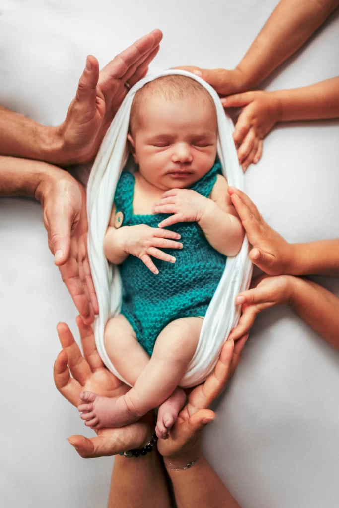 séance photo bébé à sa naissance