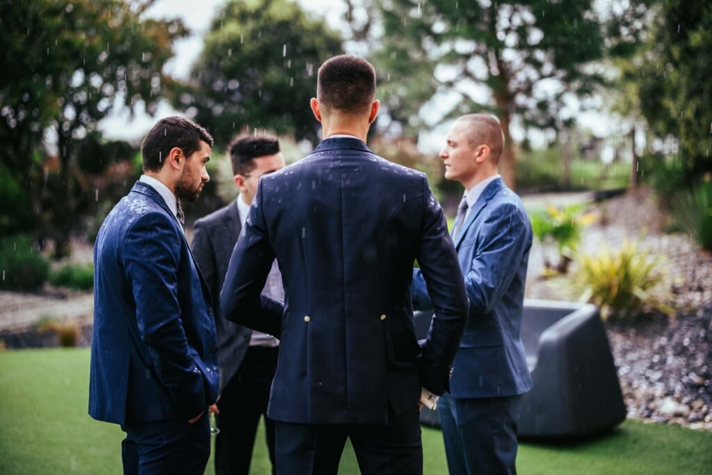 photo tenue mariage pluie non adaptée