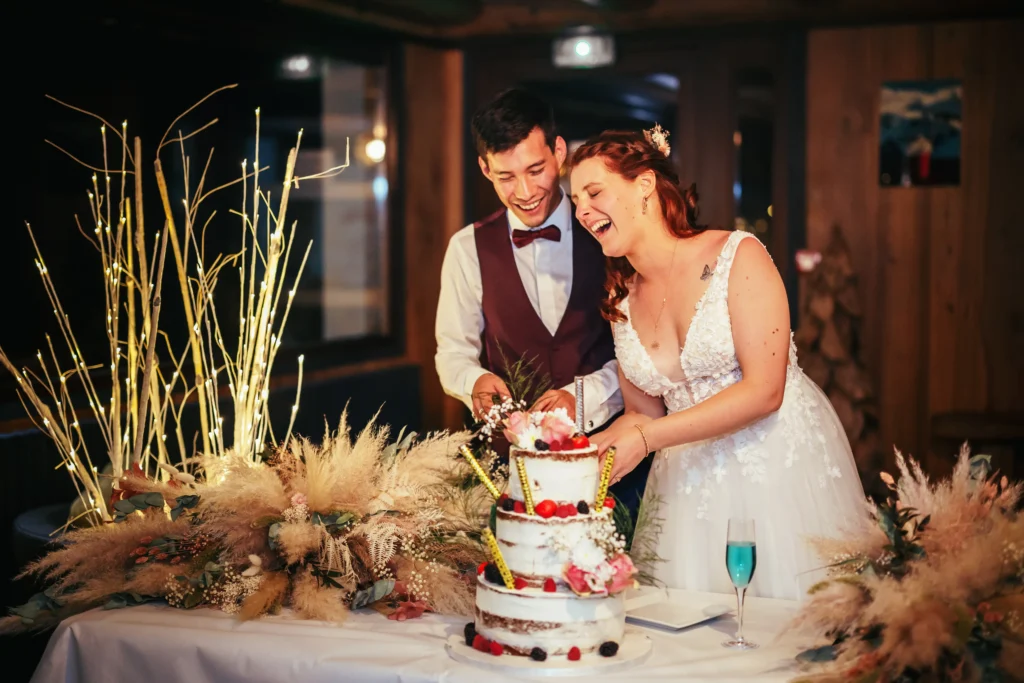 Photo du gâteau de mariage