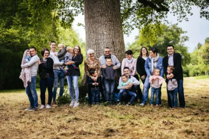 shooting photo grande famille à Angers