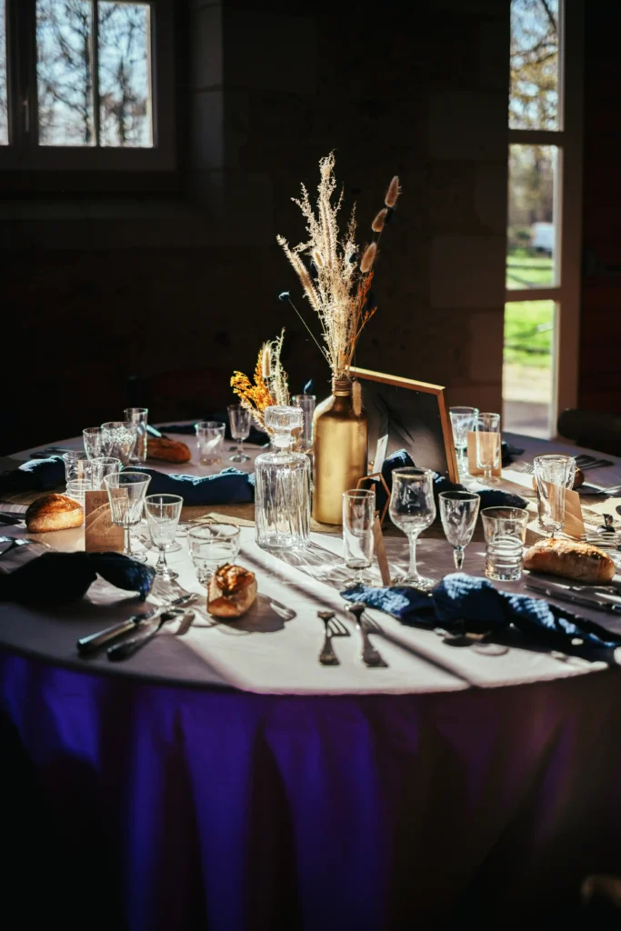 Table bohème au domaine du Marchais Bouchet