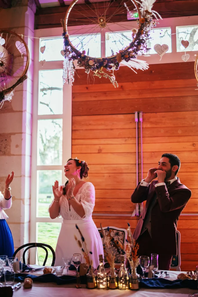 Mariage vintage bohème au domaine du Marchais Bouchet